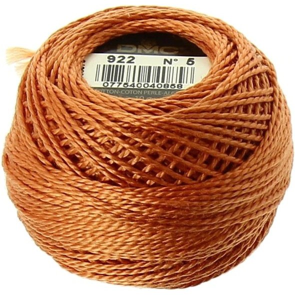 Benang Sulam DMC Art 116 Cotton Perle Pearl Ball Size 5 Kode 922