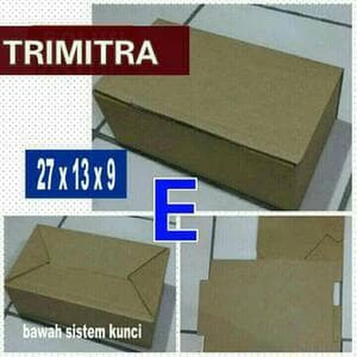 

KARDUS PACKING TIPE E " DANZA " 27 X 13 X 9 CM