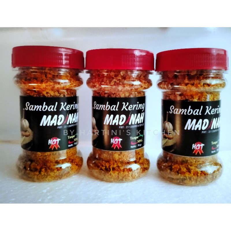 

Sambal Kering Madinah Asli Jember Sehat Alami