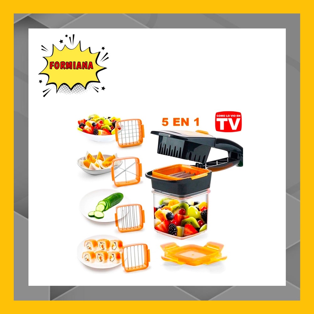 FM - Pencacah Buah dan Sayur As Seen On TV Nicer Dicer Quick 5in1