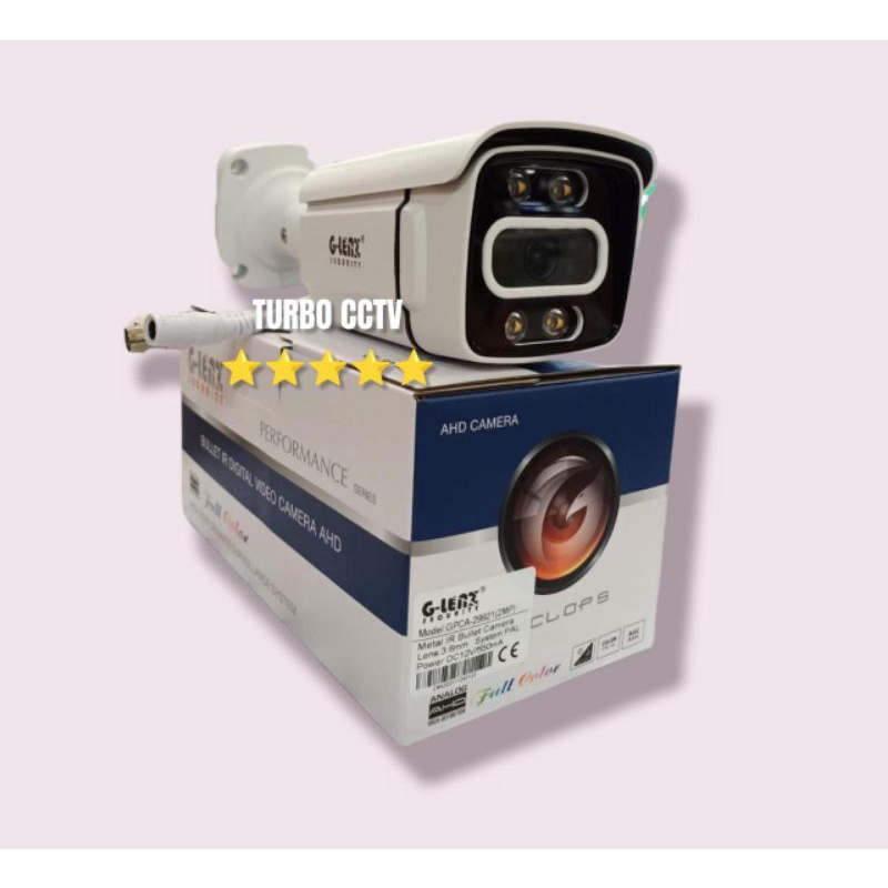 PAKET CCTV 4CH GLENZ 5MP 2560P COLORVU AUDIO SUARA LENGKAP SIAP MSNG