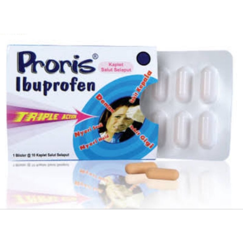 Proris tablet Ibuprofen (antiradang dan demam)