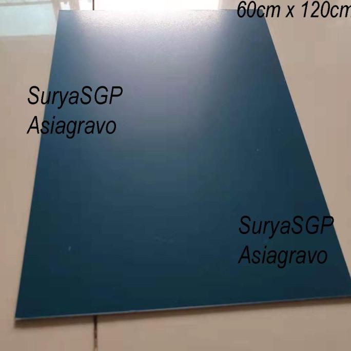 

gravoply biru/bahan name tag/60cmx120cm tebal 1.5mm