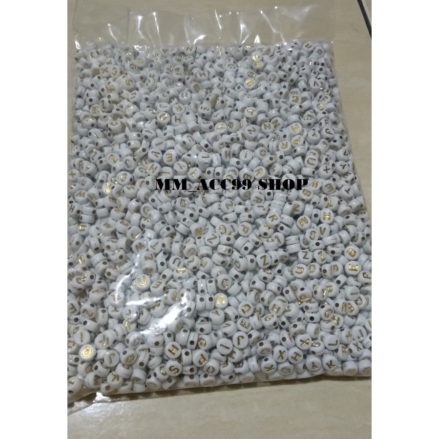 Mote Gepeng Huruf Gold-Mote Gepeng 100gram