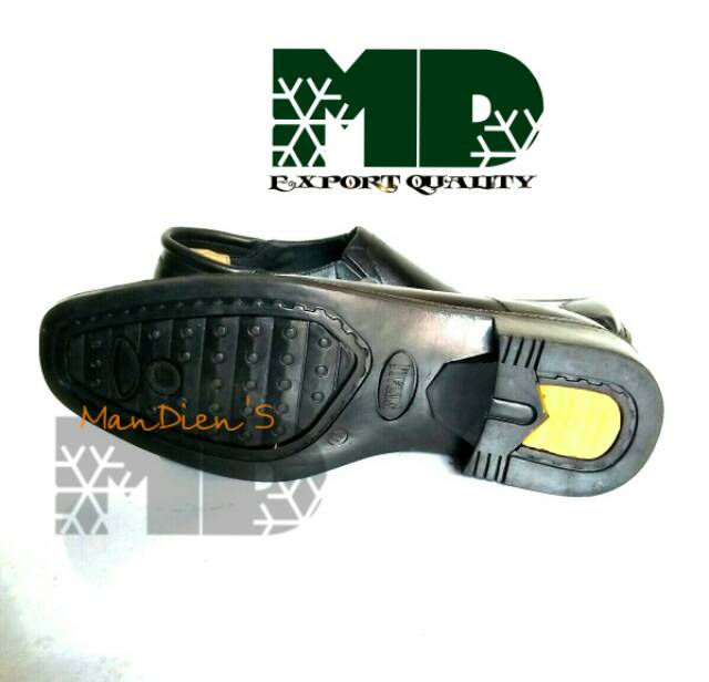 MANDIENS  Sepatu Kulit Asli SJ151 Original Medali Export Quality