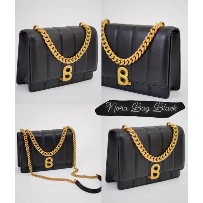 Nora Bag Black Buttonscarves