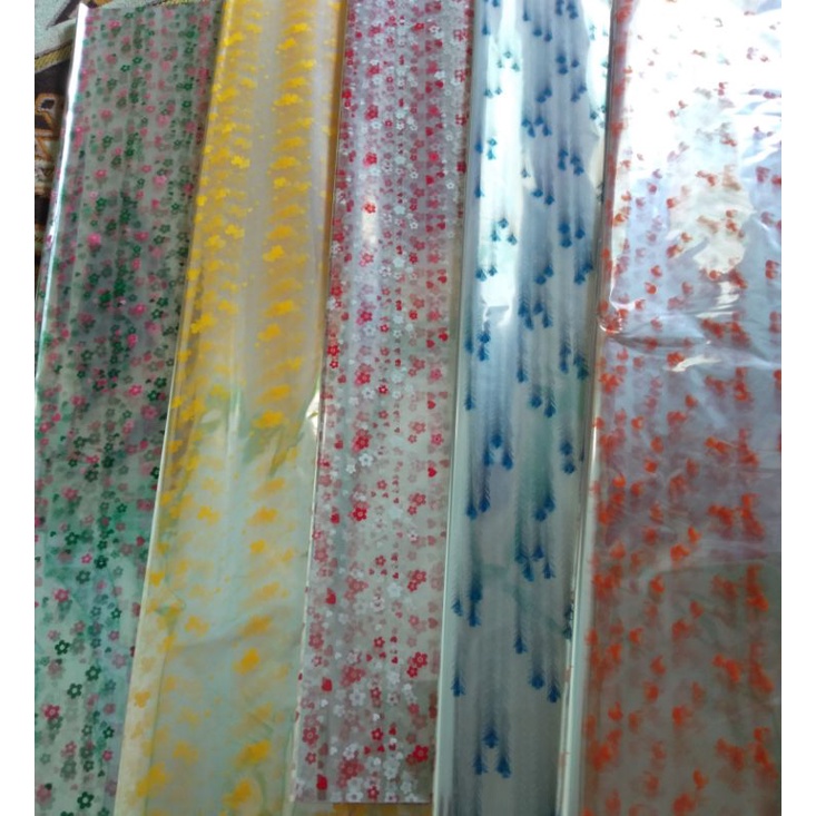 

PLASTIK PARCEL/SOUVERNIR MOTIF JUMBO/LARGE (Min.10 lbr)