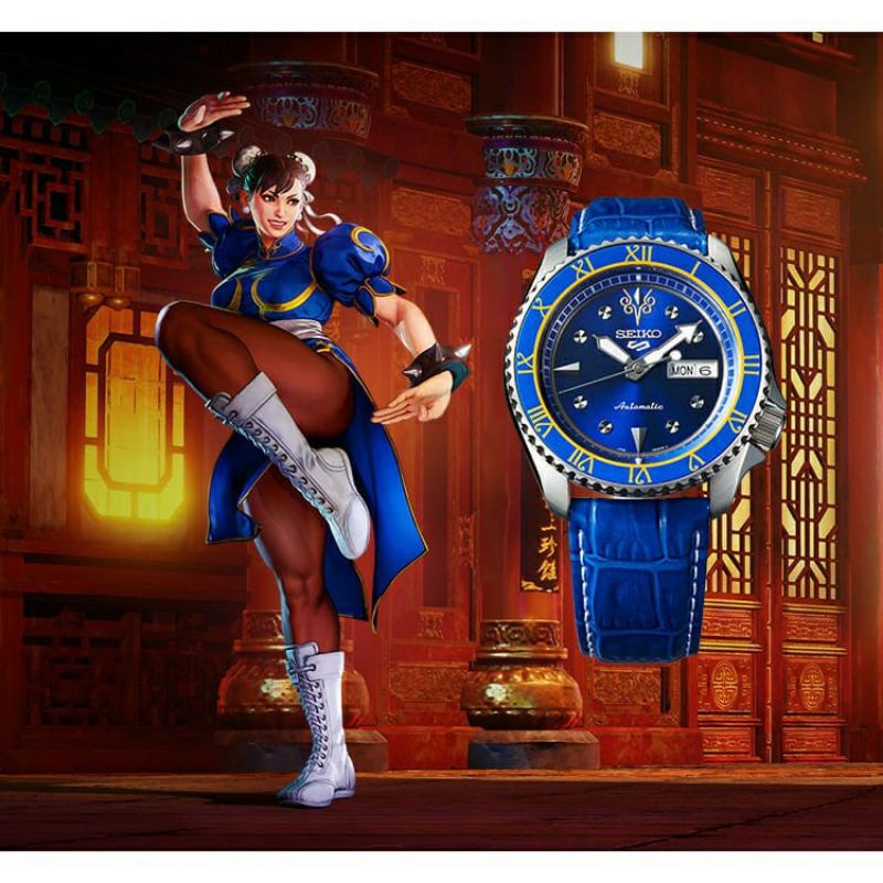 JAM TANGAN STREET FIGHTER V RYU KEN LIMITED EDITION JAM TANGAN SEIKO WATER RESIST