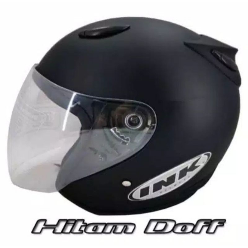 HELM INK CENTRO HITAM DOP MURAH