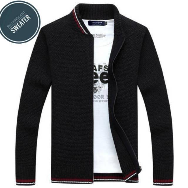 Sweater Jaket Pria Rajut Korea/Jaket Rajut Pria/Jaket Casual