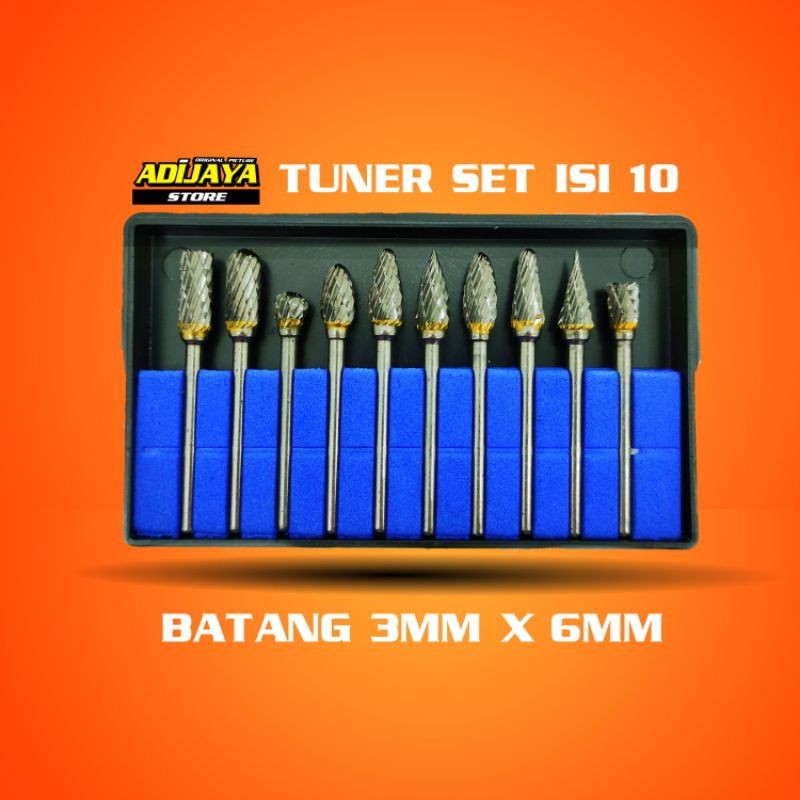MATA BOR TUNER CUNER PORTING SET ISI 10pcs