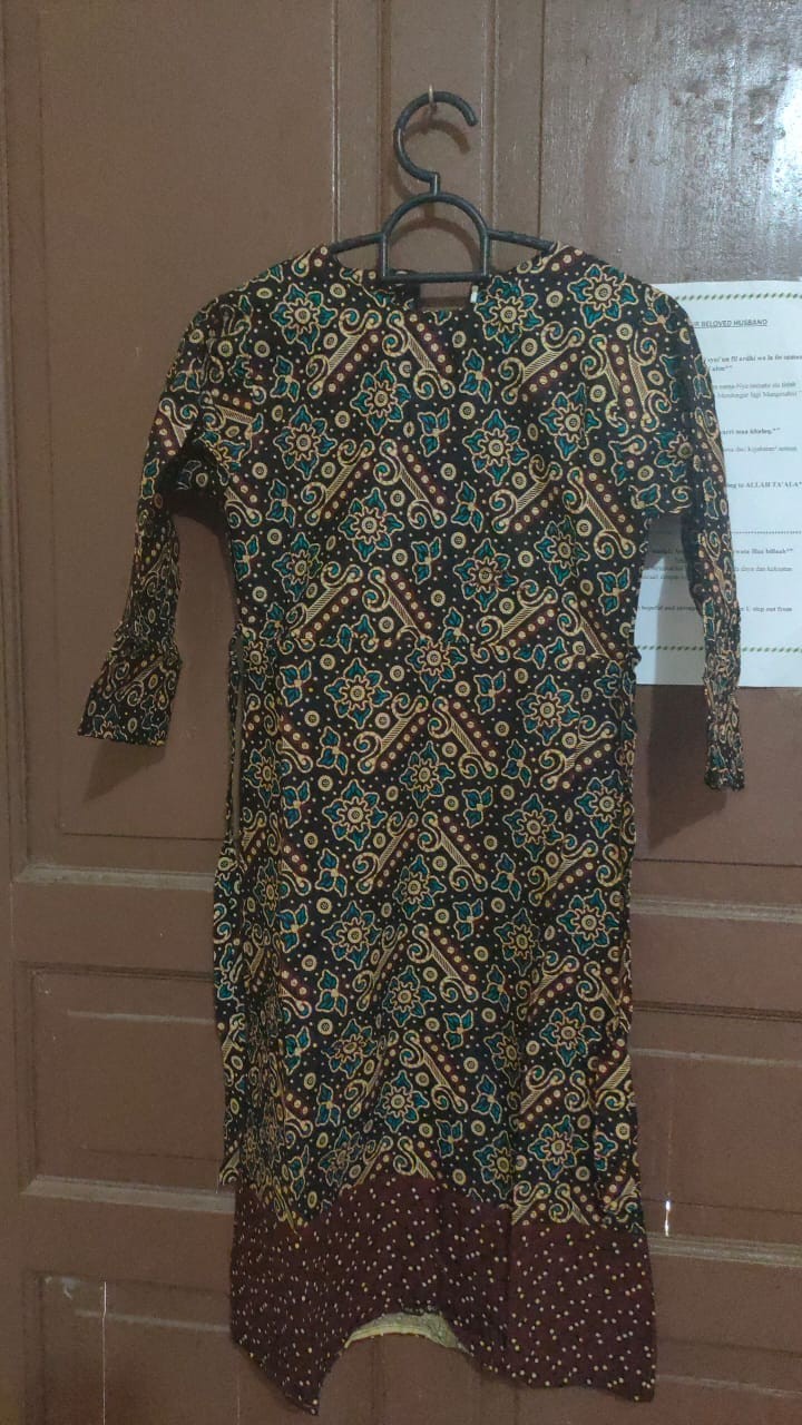 Batik Keluarga - Batik Couple Keluarga Muslim Motif Batik Mataram Ayah Ibu Anak Cowok Anak Cewek