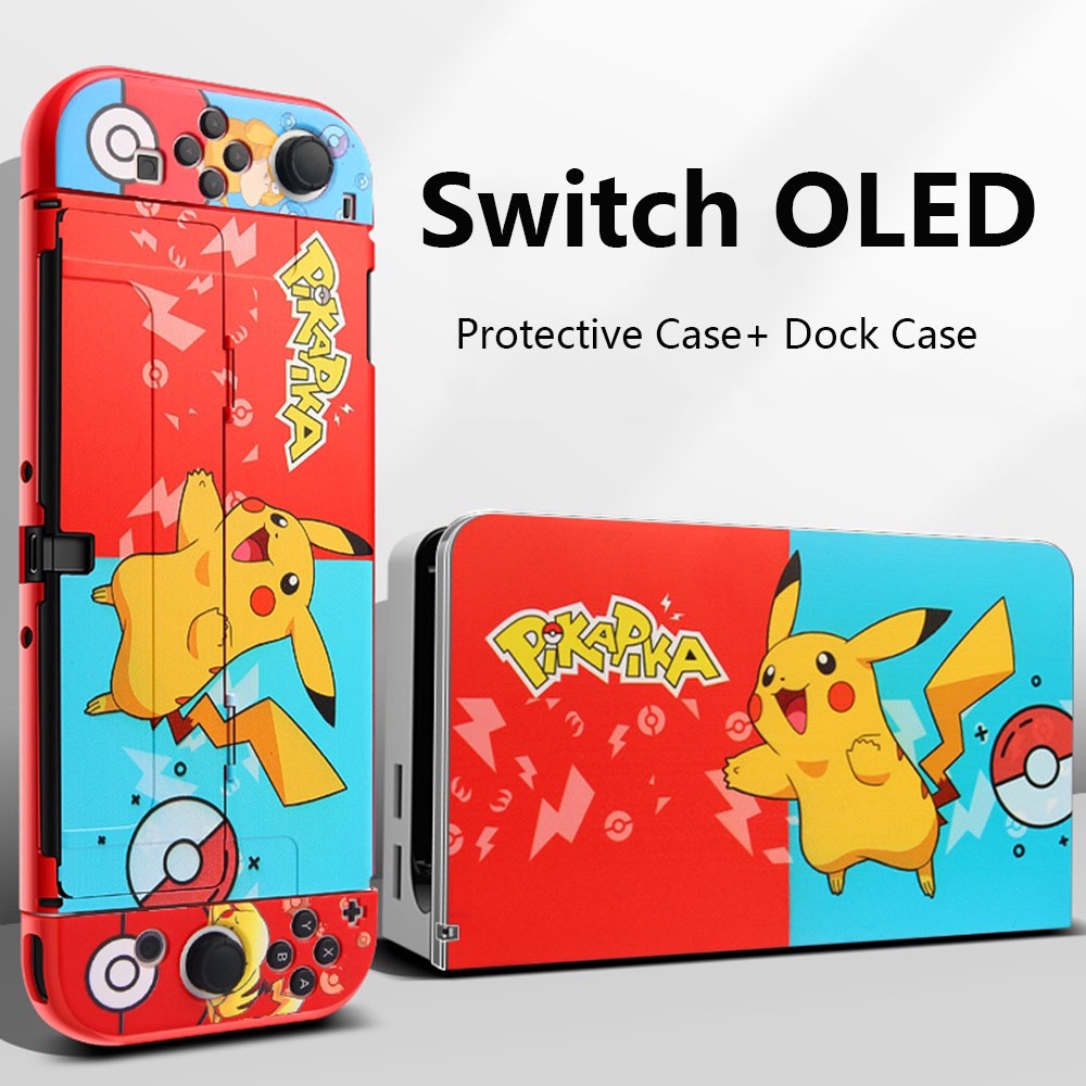 Casing Pelindung Nintendo Switch OLED Model Hard Case Dapat Dilepas
