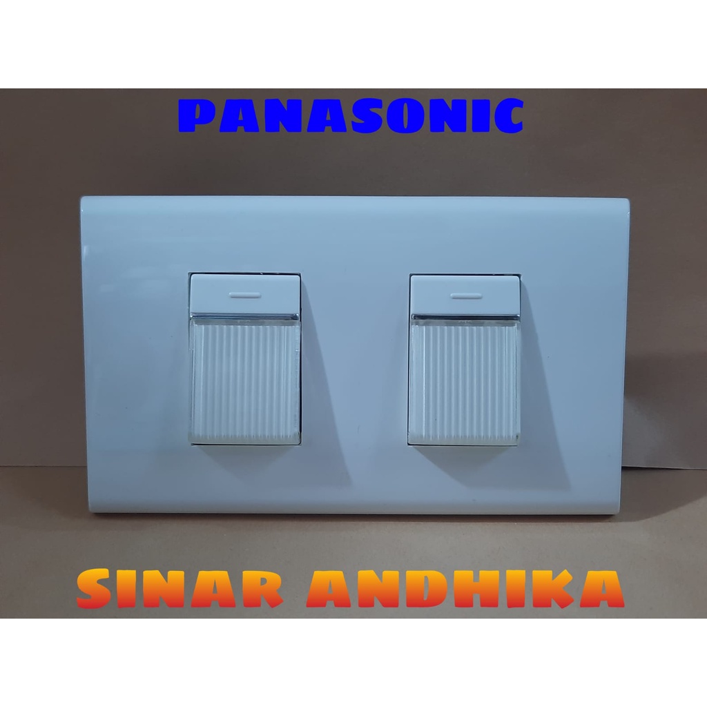 SAKLAR SERI KECIL PUTIH A MODE PANASONIC WEHJ 6802W+WEHJ 5531