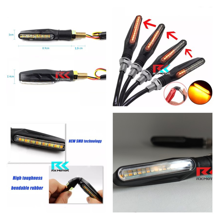 Lampu Sein Sign Led Motor Running Plus DRL