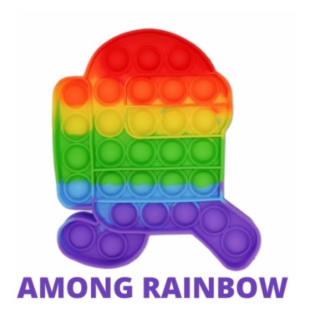 Mainan POP IT Viral warna Rainbow Pelangi-3