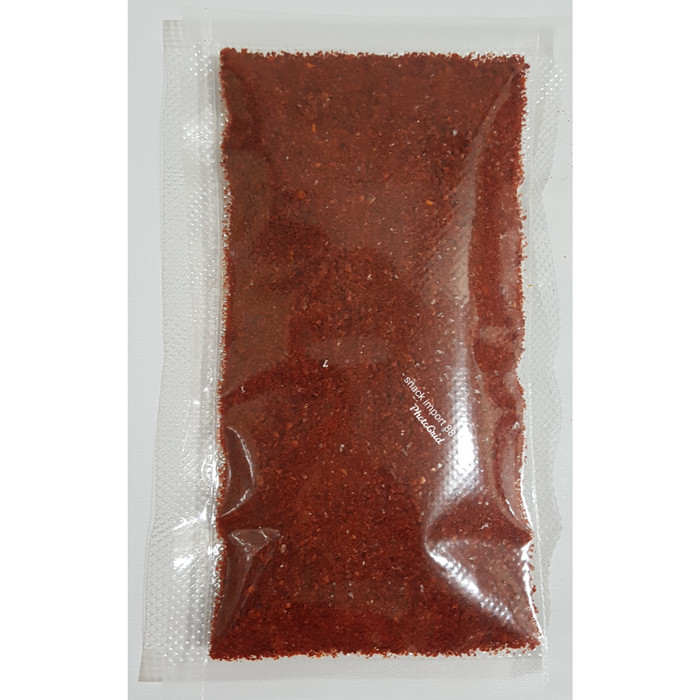 

Ready- Gochugaru Hot Pepper Powder Cabe Bubuk Kasar Korea Repacked 100Gr