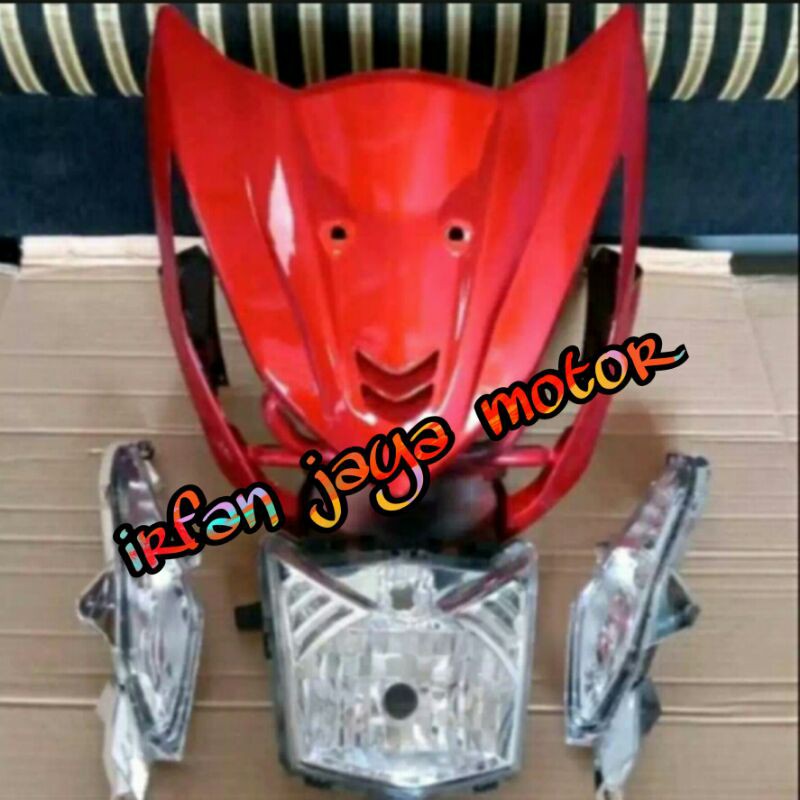 Tameng body depan full set honda beat FI 2013 2014 merah