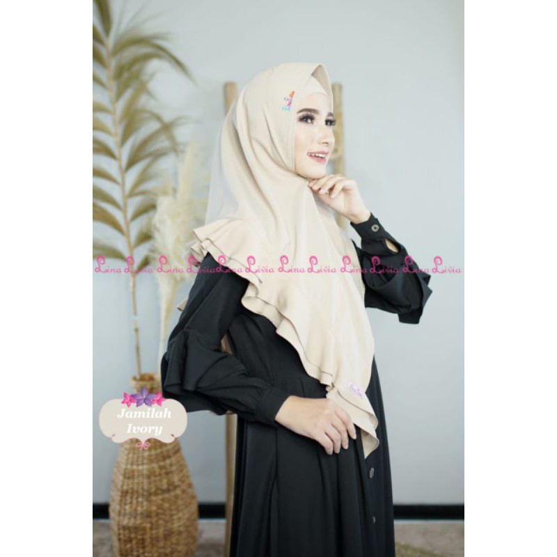 COD Jamilah by Lina Livia Hijab/Hijab unik / Hijab lina livia ori