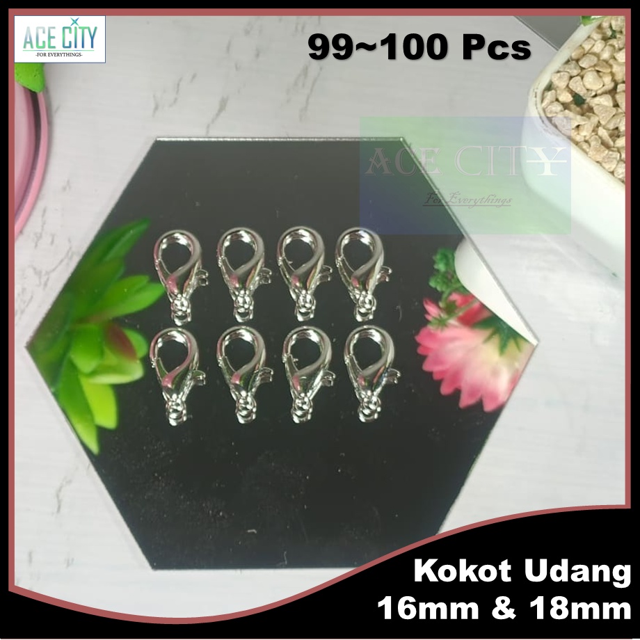 Kokot Udang 16mm/18mm Isi 99~100 Pcs