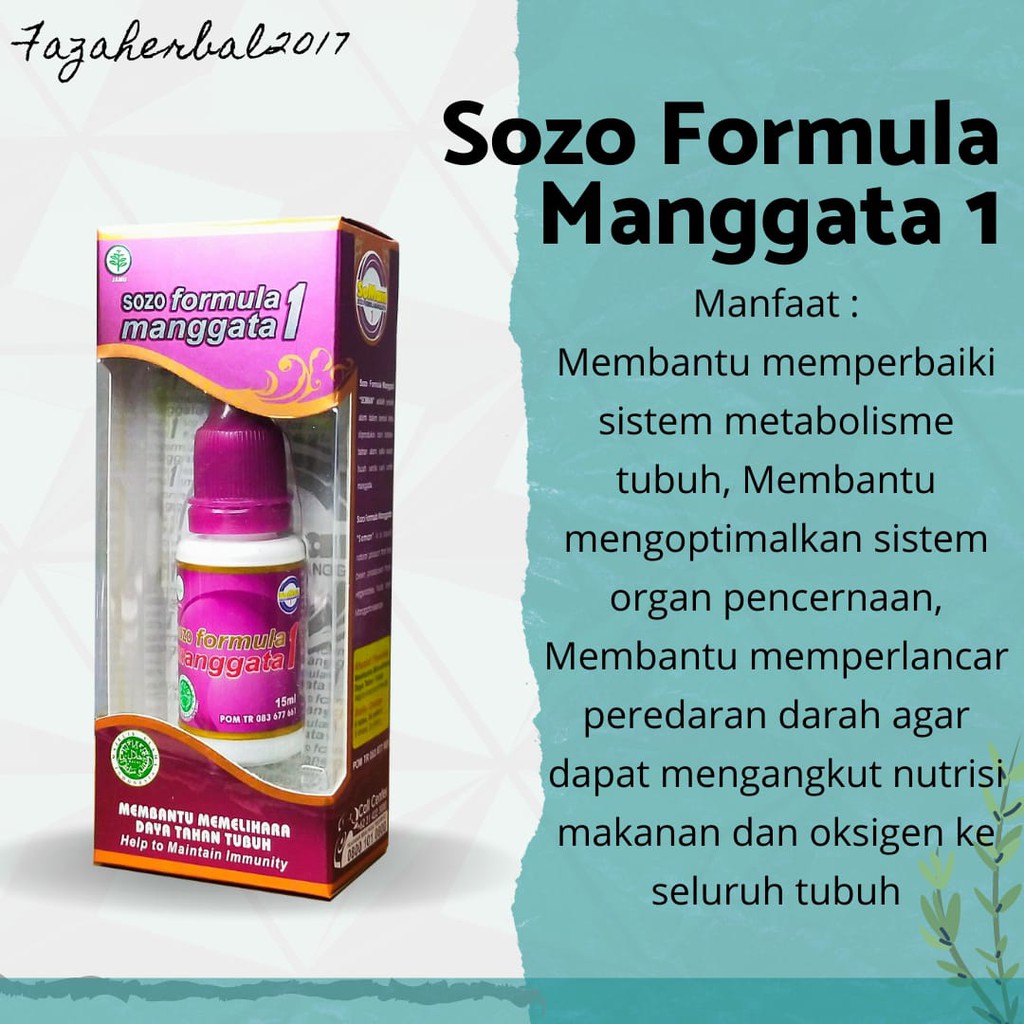 Sozo Formula Manggata 1