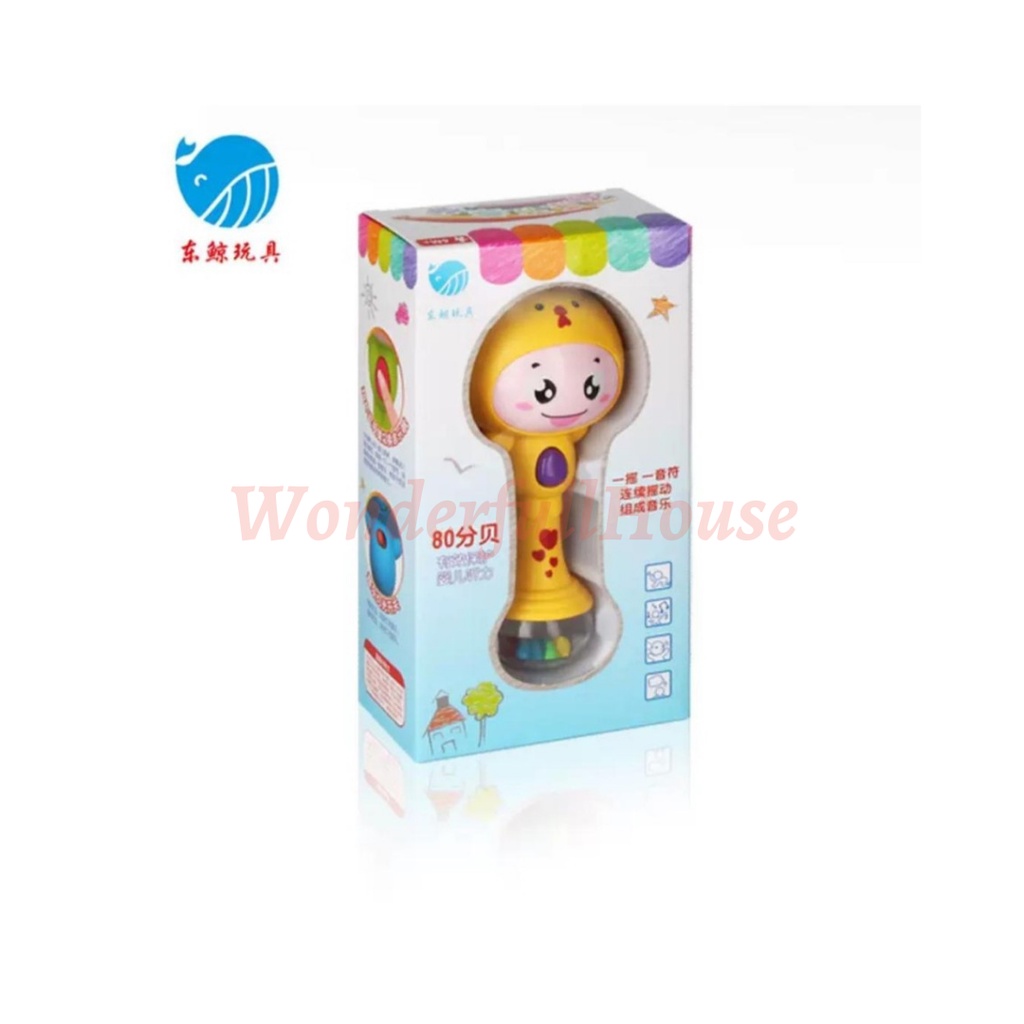 Mainan Bayi Murah Hand Music Shake Toys Tongkat Rattle Mainan Edukasi