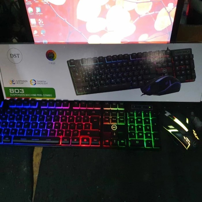 Keyboard Mouse Gaming DST RGB / Gaming / RGB