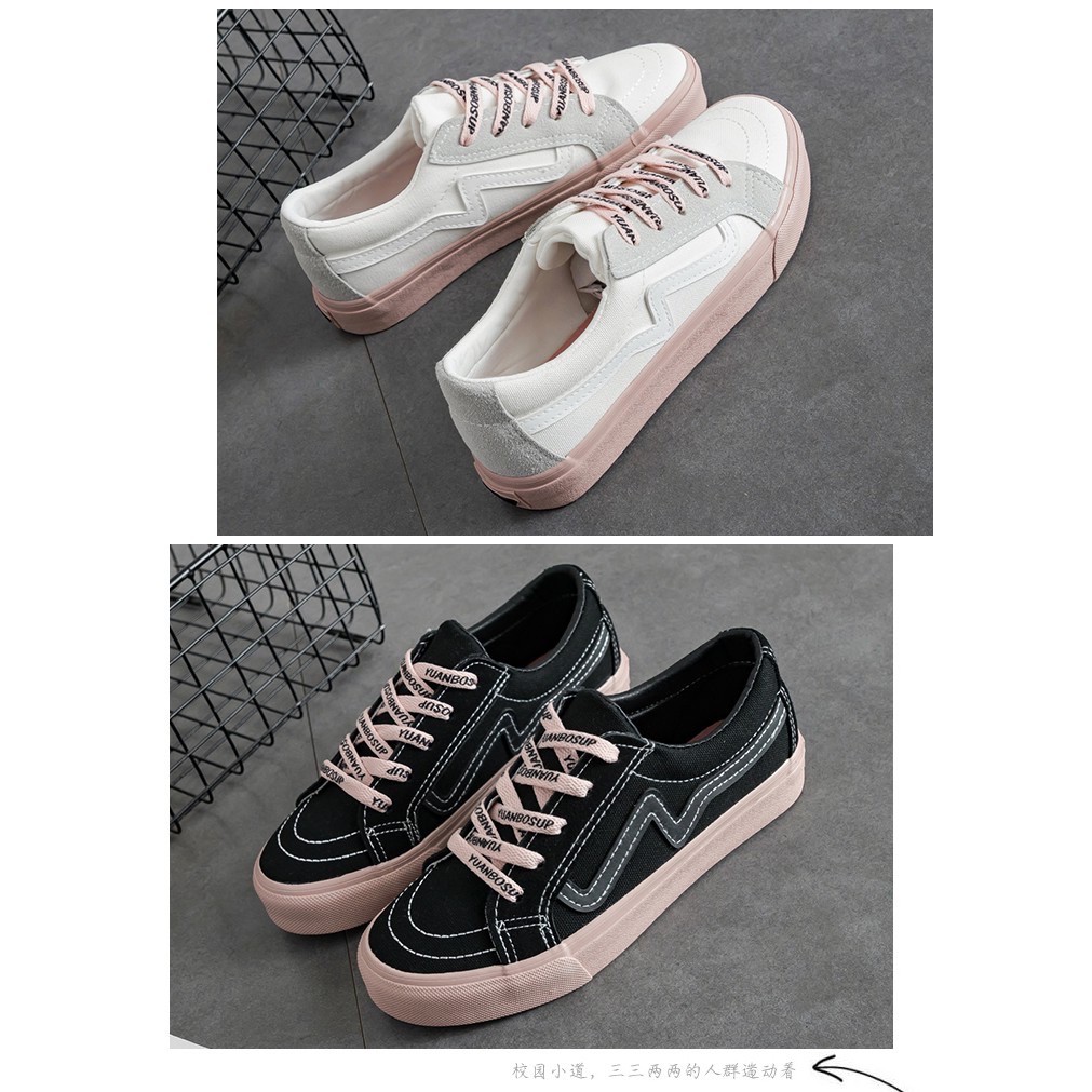 COD Sepatu Wanita Import Sepatu Fashion Sepatu Sneakers Tali