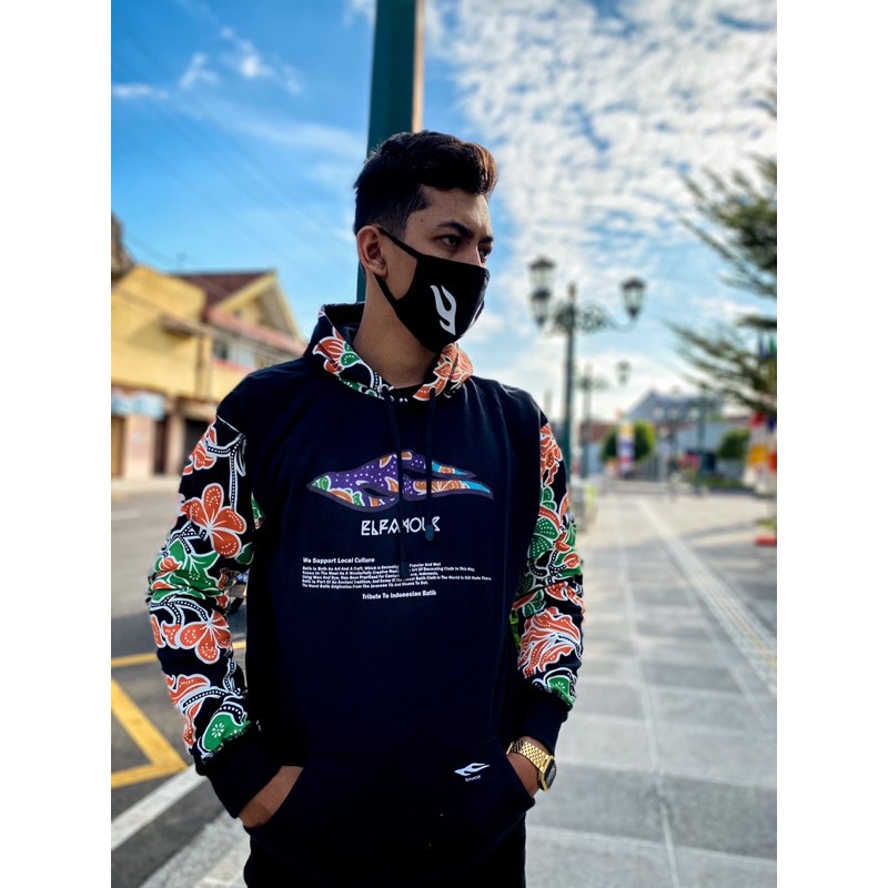Elfamous Pullover Hoodie Batik 03