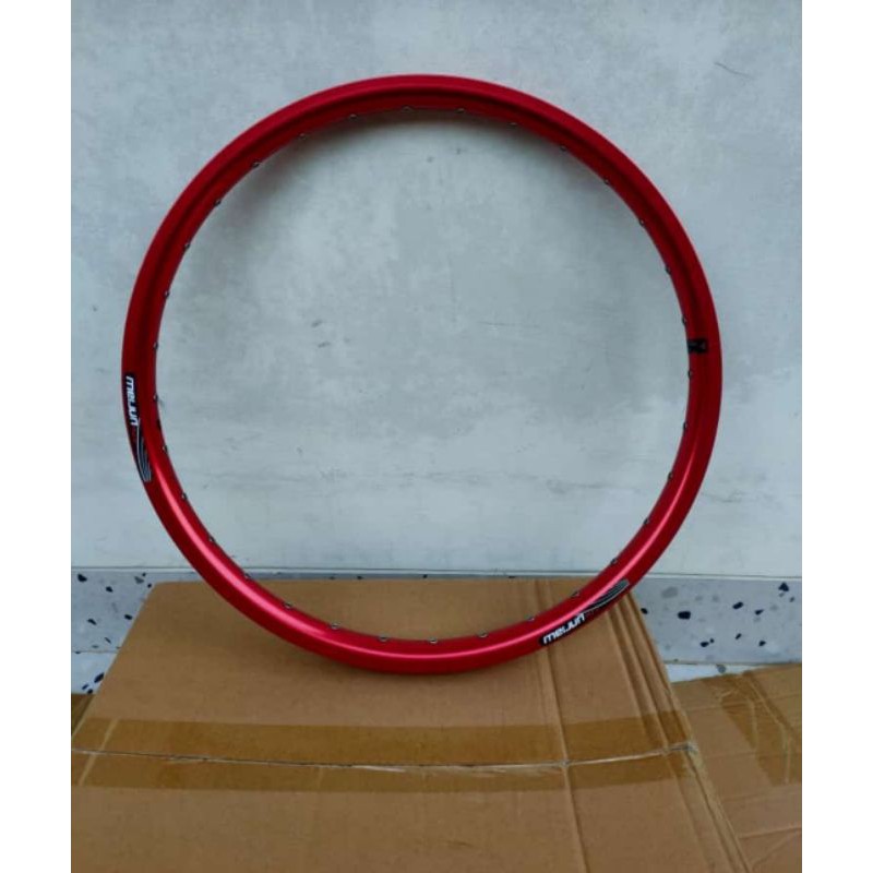 SP17D Meijun Rims 20inch 406 Disc Brake 32 Hole Rims Sepeda Lipat Merah