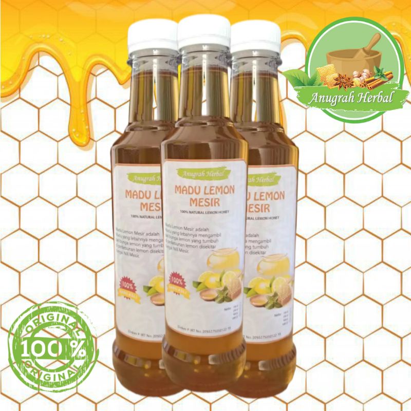 

Madu Lemon Mesir, Madu Nektar Lemon Dari Mesir, 100 % Natural Asli