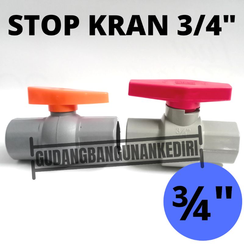 Stop Kran 3/4&quot; HSS VPR HPP Ball Valve 3/4&quot; Setop kran 3/4&quot; Stop Kran PVC 3/4&quot; VPR HPP