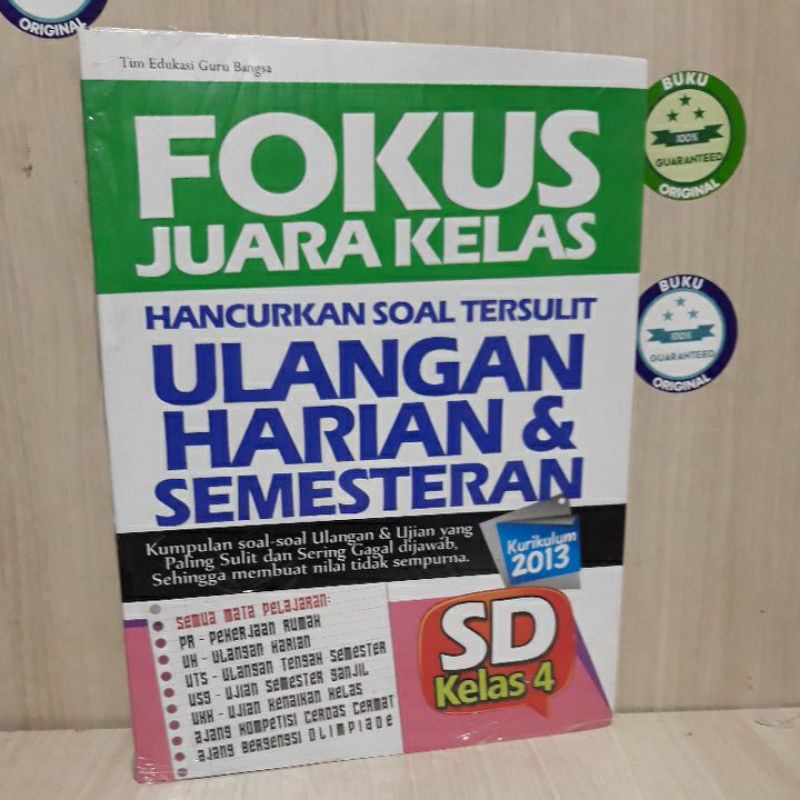 FOKUS JUARA KELAS .SD KELAS 4
