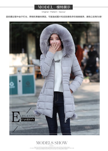 IMPORT MOLLAD Coat Parka Midi Jaket Coat Parka Lapis Bulu Winter Musim Dingin Coat Parka Midi