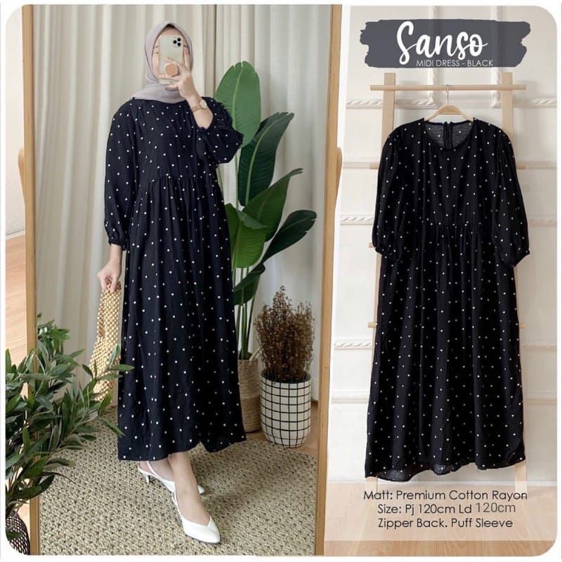 PROMO SANSO MIDI DRESS JUMBO LD 120