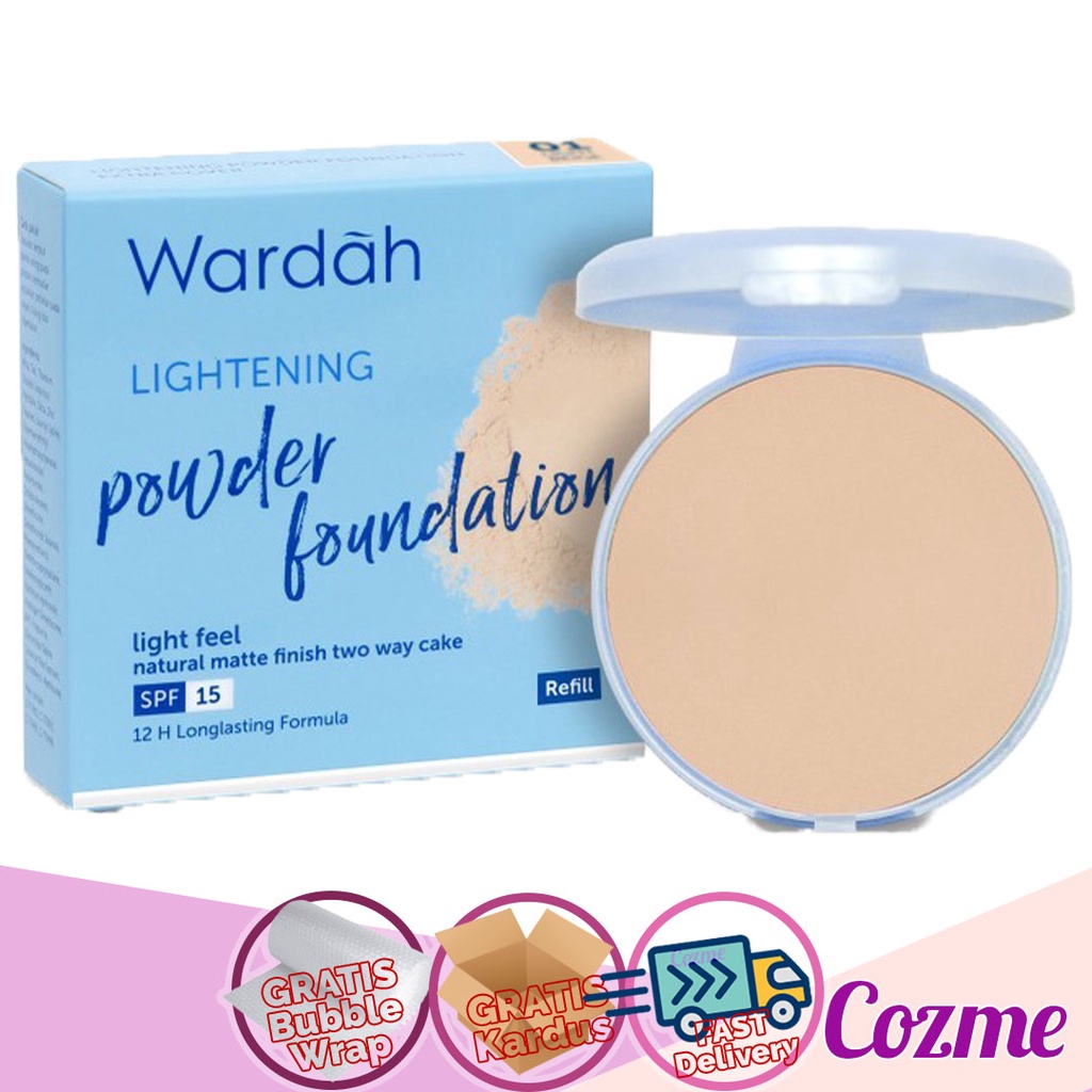 WARDAH REFILL Lightening Powder Foundation Light Feel