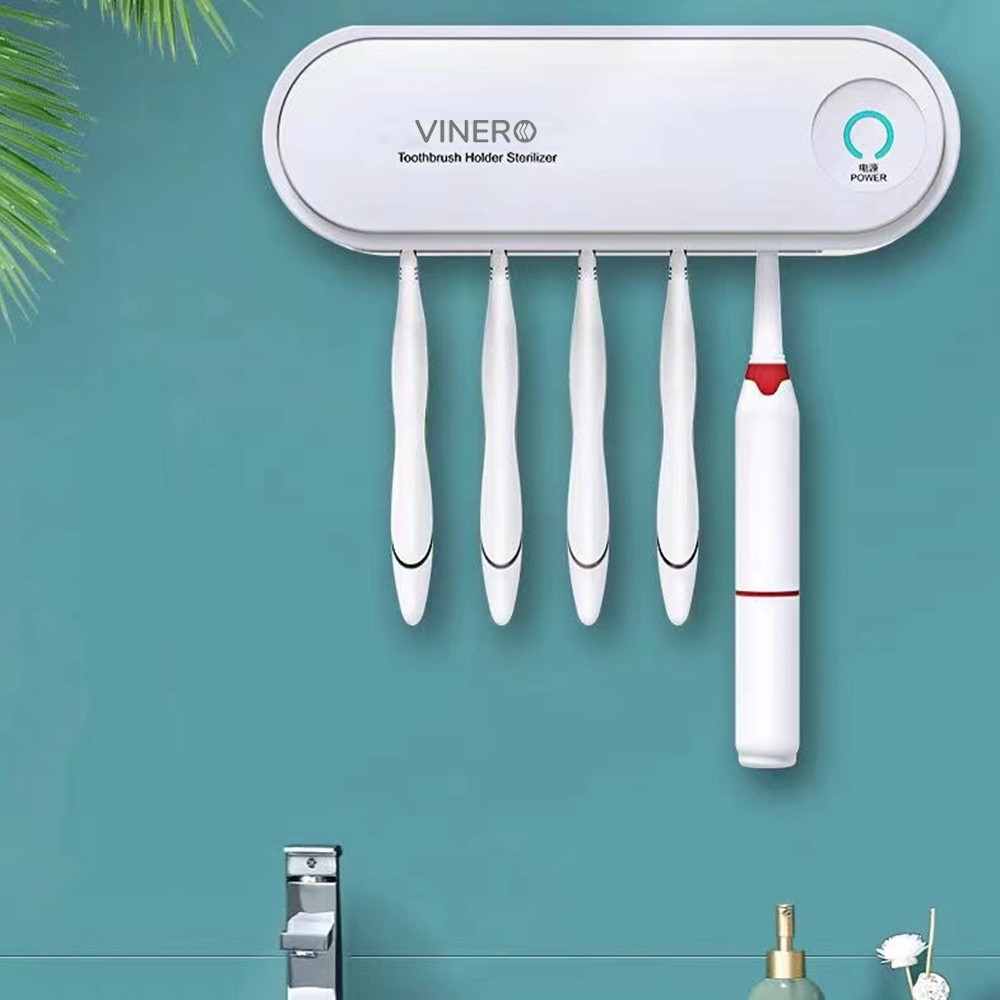 Vinero Orion Smart UVC LED Toothbrush Holder Sterilizer Disinfection