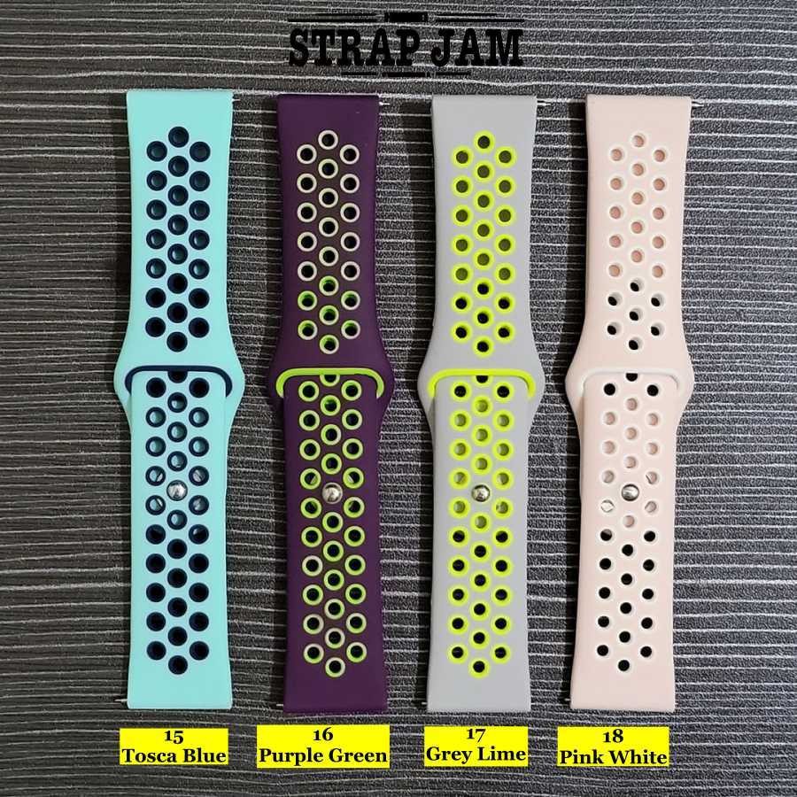 NKL Tali Jam Tangan Mobvoi TicWatch E3 - Strap 20mm Rubber Nike Sporty