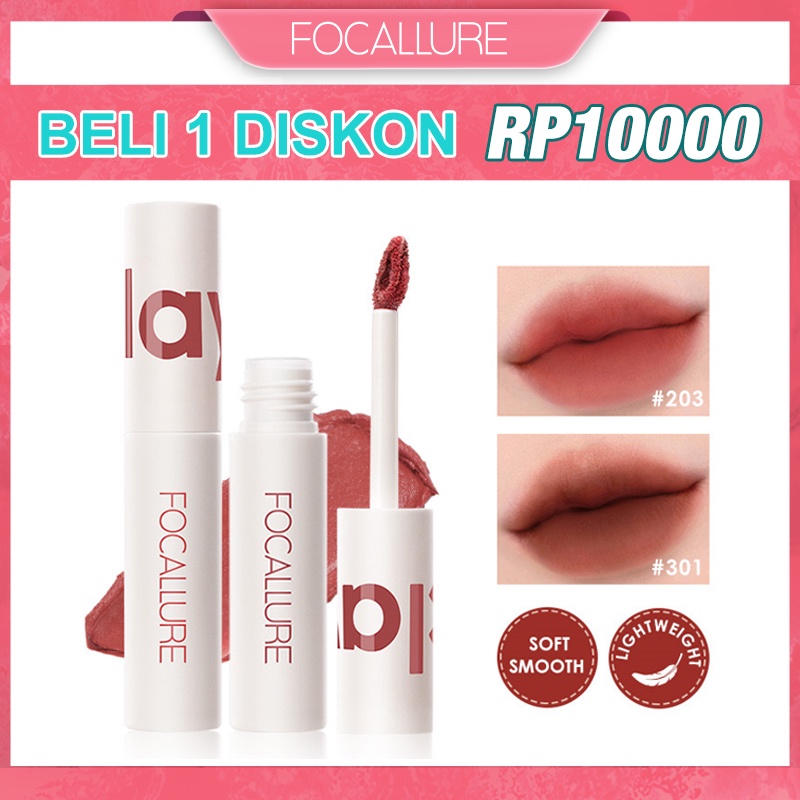 FOCALLURE Long-lasting Lip Mud Waterproof Lipstick Matte Lipstick Lip Glaze Mist Lip Cream fa179-1