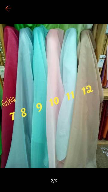 KAIN ORGANZA / ORGANDI SATIN