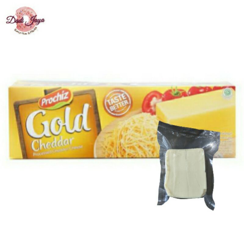 

Keju Prochiz Gold Cheddar Repack 250gr