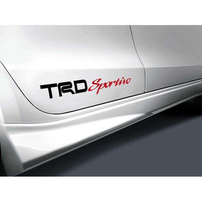 Stiker Pintu Mobil TRD Sportivo Toyota Car Door Sticker Decal 36 cm