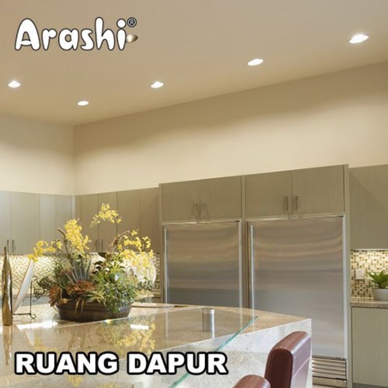 Lampu Panel LED Segi / Lampu Downlight LED Minimalis Arashi Murah