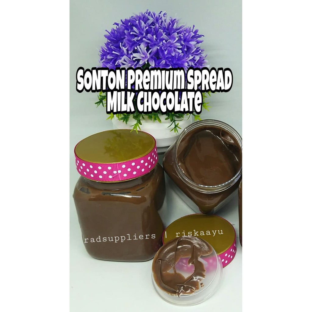 

Sonton MILK CHOCOLATE 200gram- Premium Spread kemasan Repack RADs-..