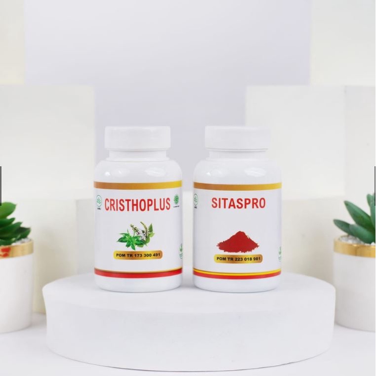 Herbal Cristhoplus Sitaspro ORIGINAL obat kencing nanah sipilis gonore sudah BPOM