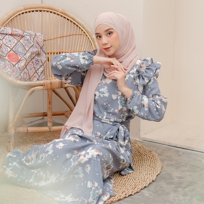 Koyu Hijab Gamis Kode Monalisa Dress