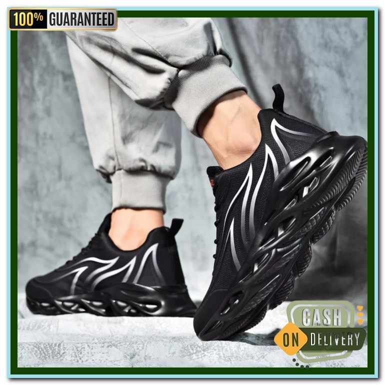 Sepatu Hitam Putih Kanvas Cowok Spatu Kain Warna Cream Srs Pria Kekini Rk Collection - Sepatu Sneak