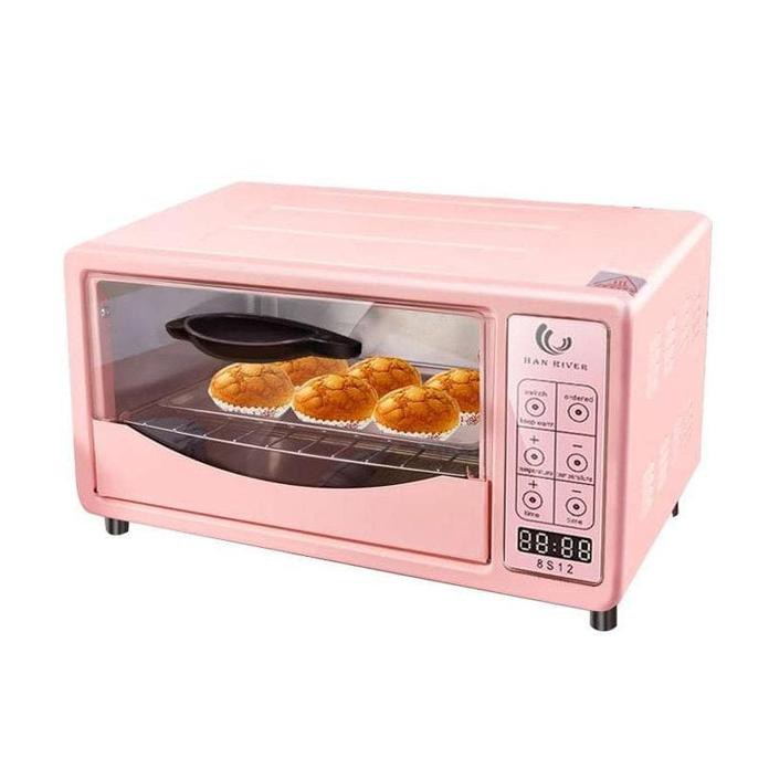 HAN RIVER SMART TOUCH OVEN LISTRIK - PINK 12 L TERMURAH