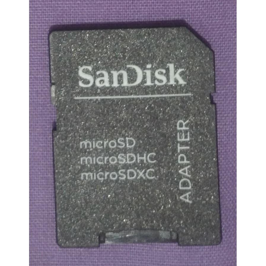 Adapter MicroSD MicroSDHC MicroSDXC SanDisk