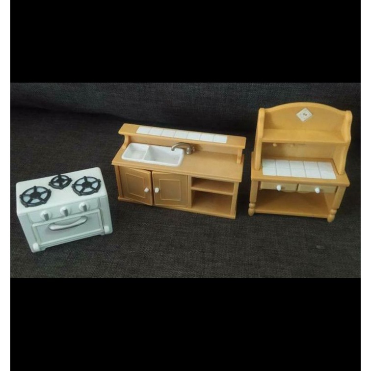 preloved sylvanian kitchen set